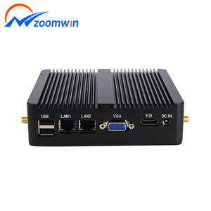 Mini PC industriel sans ventilateur <span class=keywords><strong>Intel</strong></span> avec carte graphique intégrée, DDR, double LAN, double COM, HD, DP, compatible avec D-IN, montable sur rail - Product Image 4