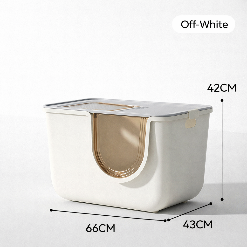 Closed-type cloud cabin, white in color