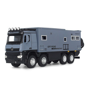 1:24 thu nhỏ RV Mô hình xe <span class=keywords><strong>Kit</strong></span> collectables hợp kim xe đồ chơi kéo trở lại mô phỏng xe đồ chơi với xe máy - Product Image 1