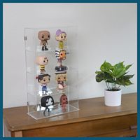 Vitrine de présentation portable en acrylique pour figurines et objets de collection, idéale pour la maison et le bureau – Vente directe usine