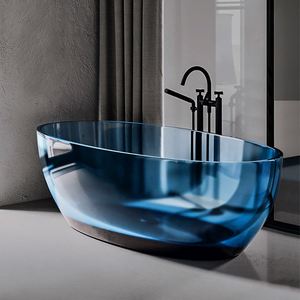 Mohom nhà hiện đại freestanding Acrylic bồn tắm hình bầu dục ngâm bồn tắm cho trong nhà/ngoài trời KHÁCH SẠN CĂN HỘ sử dụng-bền đá nhân tạo - Product Image 2