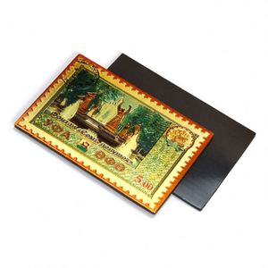 Autocollant magnétique 3D créatif et personnalisé au design moderne pour tourisme rural - Aimant de réfrigérateur - Product Image 4
