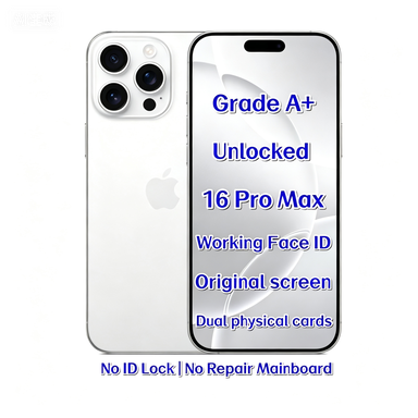 Wholesale Used 16 Pro Max 512GB White Titanium Unlocked A18 Pro Chip 5G Face ID 8GB RAM Factory Bulk Order