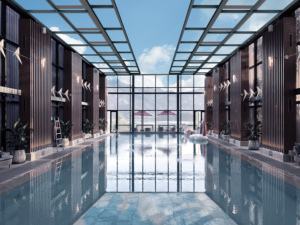 New kích thước lớn khung nhôm Hidden theo dõi thông minh điện tự động trượt daylighting và thông gió Skylight - Product Image 2