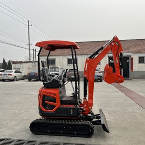 Mini-excavatrice de 1,5 tonne pour la construction et l'aménagement paysager, à chenilles hydrauliques - Product Image 1