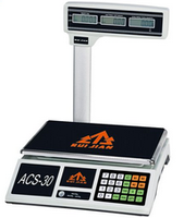 Balance numérique LCD à prix d'usine, imprimante thermique, haute précision, capacité de 30 kg, division de 5 g, OEM/ODM prêt