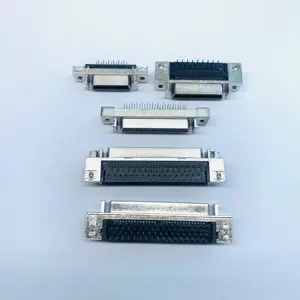 CN-Typ 1,27 mm vertikale Damen-PCB 100 P MDR SCSI-Anschluss gerades 68-Stift-Damen mit 100 Klemmen D-Sub-Anschlüsse