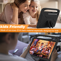 Étui de tablette antichoc en EVA pour Samsung Galaxy Tab S10 FE+ Plus 13,1 pouces avec poignée et béquille pour l'éducation des enfants et l'utilisation à domicile