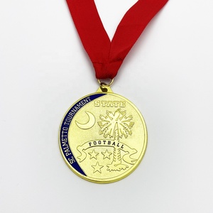 Proveedor de medallas de China, medalla de fútbol personalizada, medalla de hockey con cinta - Product Image 4