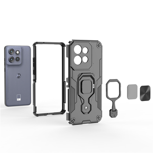 เคสโทรศัพท์มีห่วงจับแม่เหล็กสุดหรูสำหรับ Moto EDGE 50 neo/edge 60เคสป้องกันการกระแทก - Product Image 5