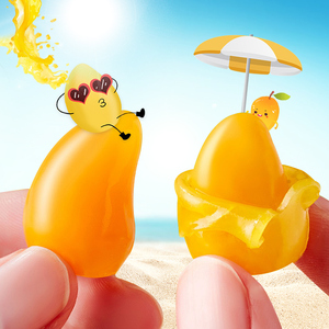 Fruity Mango Peeling Candy Gummy Peel-Off Mango Confección en bolsa de embalaje - Product Image 2