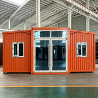 Structure en acier préfabriquée, panneau sandwich isolé, maison miniature moderne autonome, petite unité de logement, maison miniature pour la vie en plein air