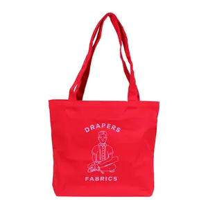 Wholesale Custom Print Logo Blank Eco Friendly Reusable Cotton Shopping Bag Canvas Tote Bags With Pockets And Zipper