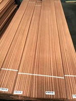 Placages sapele quart de coupe avec de bons grains prix moins cher