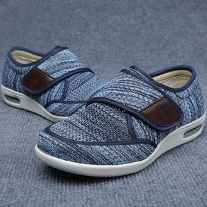 Chaussures souples et confortables youyun Chaussures diabétiques pour hommes pour les pieds enflés Œdème pour hommes Chaussures diabétiques pour hommes âgés de grande largeur - Product Image 2