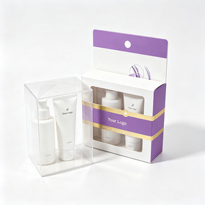 Boîte de présentation pliable en papier personnalisée en usine avec fenêtre transparente pour cosmétiques, soins de la peau et flacons – Petite boîte d'emballage de présentation - Product Image 6