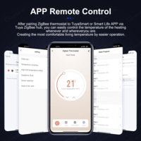 Thermostat intelligent YDD Alexa Google Home Tuya ZigBee, commande vocale, contrôle par application, électrique pour chauffage domestique, chaudière à eau chaude au gaz