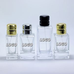 Flacons de parfum en verre vides de luxe de 30 ml, 50 ml, 100 ml avec pulvérisateurs et sérigraphie - Product Image 1