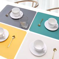 Eversoul 40*30cm Set de table imperméable pour table de cuisine, sets de table réutilisables en silicone pour table à manger