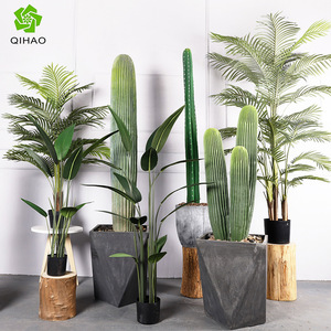 QIHAO Artificial Palm Tree Various Sizes Realistic Indoor Outdoor Decorative Plant For Home Wedding Props - Product Image 5