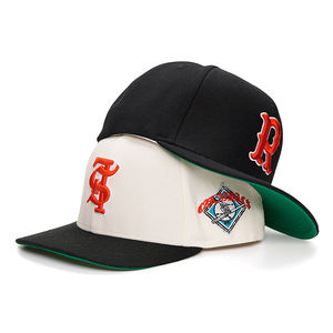 Gorras Deportivas Personalizadas Ajustables de 6 Paneles Estructuradas con Logotipo Bordado en 3D, Mezcla de Acrílico/Lana, Gorras de Hombre con Cierre a Presión - Product Image 1