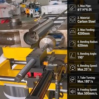 Máquina dobladora CNC de 2 ejes para tubos serpentinados de caldera, supercalentadores, economizadores y tuberías de disipación de calor
