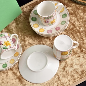 Service à thé de luxe haut de gamme, concentré, six tasses, six soucoupes, pour le thé de l'après-midi à la maison, banquet, tasse à café - Product Image 4