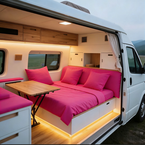 Colchón de Espuma Viscoelástica de Lujo para Autocaravanas, Soporte Ortopédico para la Columna Vertebral, Antibacteriano y Antiácaros, Ligero y Personalizable para Uso en Casa y en el Automóvil - Product Image 1