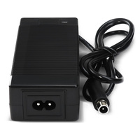 Cargador de Scooter Eléctrico de 42V 2A, Adaptador de Corriente Compatible con Bicicleta Eléctrica de 36V, 5.5mm*2.1mm, Conector de Aviación
