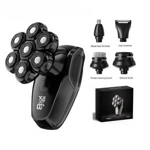 CITICITY Multi-Function 5D Male Bald Shaving Razor IPX7 Waterproof Men Rechargeable Electric Beard <b>Shaver</b> With LED Display - Product Image 1