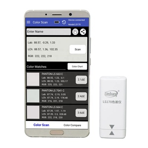 LS170 taşınabilir renkölçer dijital renk analizörü boya kağıt metal renk farkı için Bluetooth cep telefonu APP ile - Product Image 2