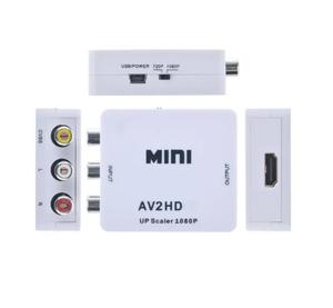 Convertitore Video Audio RCA a HDMI 1080P Mini RCA Composito CVBS Adattatore AV2HD Supporto PAL/NTSC per TV/PC - Product Image 1