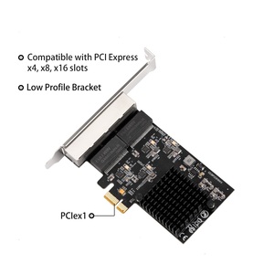 Tarjeta de Red Interna Gigabit Ethernet Multipuerto para Servidor, 4 RJ45 PCIe X1 8111H, Compatible con NAS, Actualización para Estaciones de Trabajo, en Stock, Quad Giga - Product Image 3