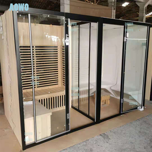<span class=keywords><strong>Sauna</strong></span> de madera y vapor para interior y exterior, baño de ducha <span class=keywords><strong>con</strong></span> infrarrojos - Product Image 3