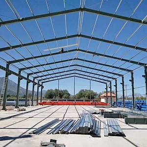 Prefabricated Steel Structure Warehouse Industrial Metal Workshop <strong>Crane</strong> Elevator Office Building <strong>Hospital</strong> School Mall Housing - Product Image 4