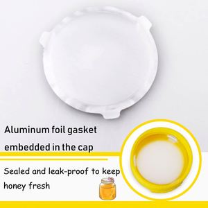 Botella de Miel de PET/PP sin BPA con Tapa de Válvula de Silicona, Capacidad de 460g, Impresión Serigrafiada, Certificación LFGB, Venta al por Mayor para Exprimir por Debajo - Product Image 4