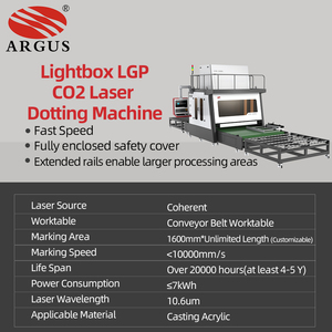 ARGUS 275W 레이저 소스 동적 CO2 갈보 새로운 LGP 도트 인그레이빙 빌보드 프로그래밍 가능 3D LAS DXF PLT BMP 형식 지원 - Product Image 2