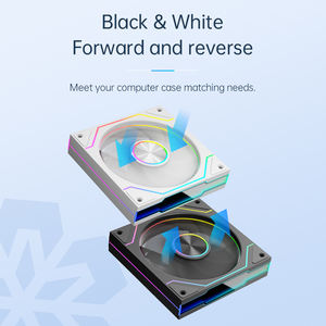 <span class=keywords><strong>Ventilateur</strong></span> de <span class=keywords><strong>PC</strong></span> HiFrost Prism <span class=keywords><strong>9</strong></span> Pro 120 mm, boîtier d'ordinateur, 5 V, 3 broches, éclairage ARGB synchronisé, PWM, refroidissement silencieux, pièces d'ordinateur en plastique - Product Image 5