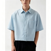 Camisetas Cortas de Algodón Personalizadas para Hombre, de Alta Calidad, Transpirables y Cómodas, con Efecto Desgastado