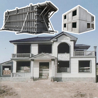 Molde de Acero Reutilizable de Alta Calidad y Durabilidad para Casas Prefabricadas, Molde de Hormigón para Proyectos de Construcción Eficientes
