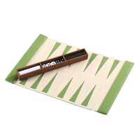 Jeu d'échecs de luxe personnalisé Backgammon nouveau design pliable en cuir PU jeu de société personnalisé de luxe Backgammon