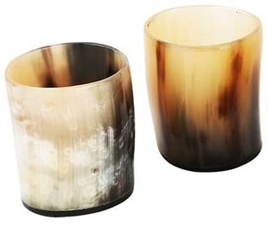 แก้วค็อกเทลทำจากฮอร์นธรรมชาติเป็นมิตรกับสิ่งแวดล้อมสามารถปรับแต่งได้มีขนาดเรียบง่ายดีไซน์แบบอเมริกันสำหรับบาร์ - Product Image 5