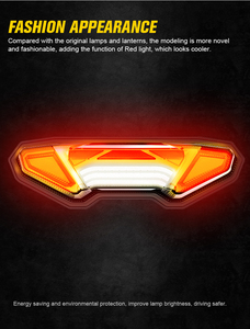 Feu arrière LED Emark pour Yamaha MT09 2014-2016 Tracer/FJ09 2015-2018 Tracer 900/GT <span class=keywords><strong>2019</strong></span> FZ09 2014-2016 FZ10 <span class=keywords><strong>MT</strong></span>-10 2016-<span class=keywords><strong>2019</strong></span> 1 pièce - Product Image 4