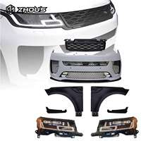 Kit carrosserie pour Range Rover Sport 2014-2018, version SV 2023, garde-boue avant, calandre, pare-chocs, lifting