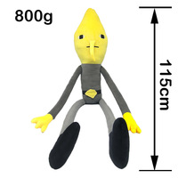 Peluche Cartoon Adventure Time Earl of Lemongrab Finn Jake, Longue Jambe Citron, Anti-stress, Brodé, Cadeau d'Anniversaire pour Enfants