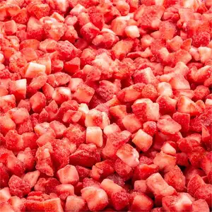 冷冻草莓丁批发速冻新鲜草莓丁