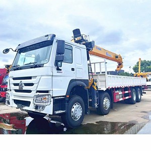 รถบรรทุกติดเครน HOWO 8X4 พร้อมเครื่องยนต์ Weichai  กำลังยก 14 ตัน ความสูงสูงสุด 18 เมตร  ชิ้นส่วนสำคัญ - Product Image 2