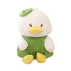 Üretici komik Balsam ördek peluş oyuncak yaratıcı sevimli yeşil Balsam ördek dolması hayvan peluş oyuncak