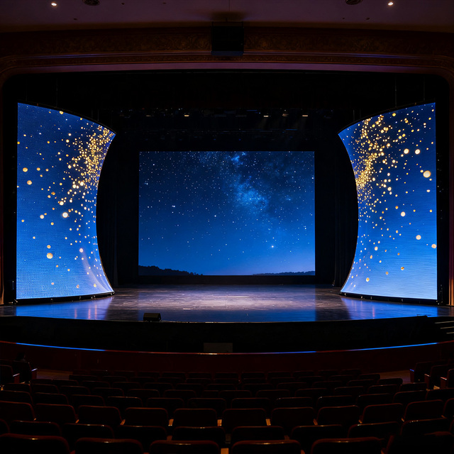 Flexible Transparent Plastic LED Screen Made in China for Stage Rental for Shopping Malls Retail Stores and Elevators