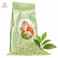 Litière pour chat en tofu de qualité professionnelle, fournie directement par l'usine, 15 ans d'expérience, haute performance, agglomération rapide, litière pour chat en tofu jetable dans les toilettes